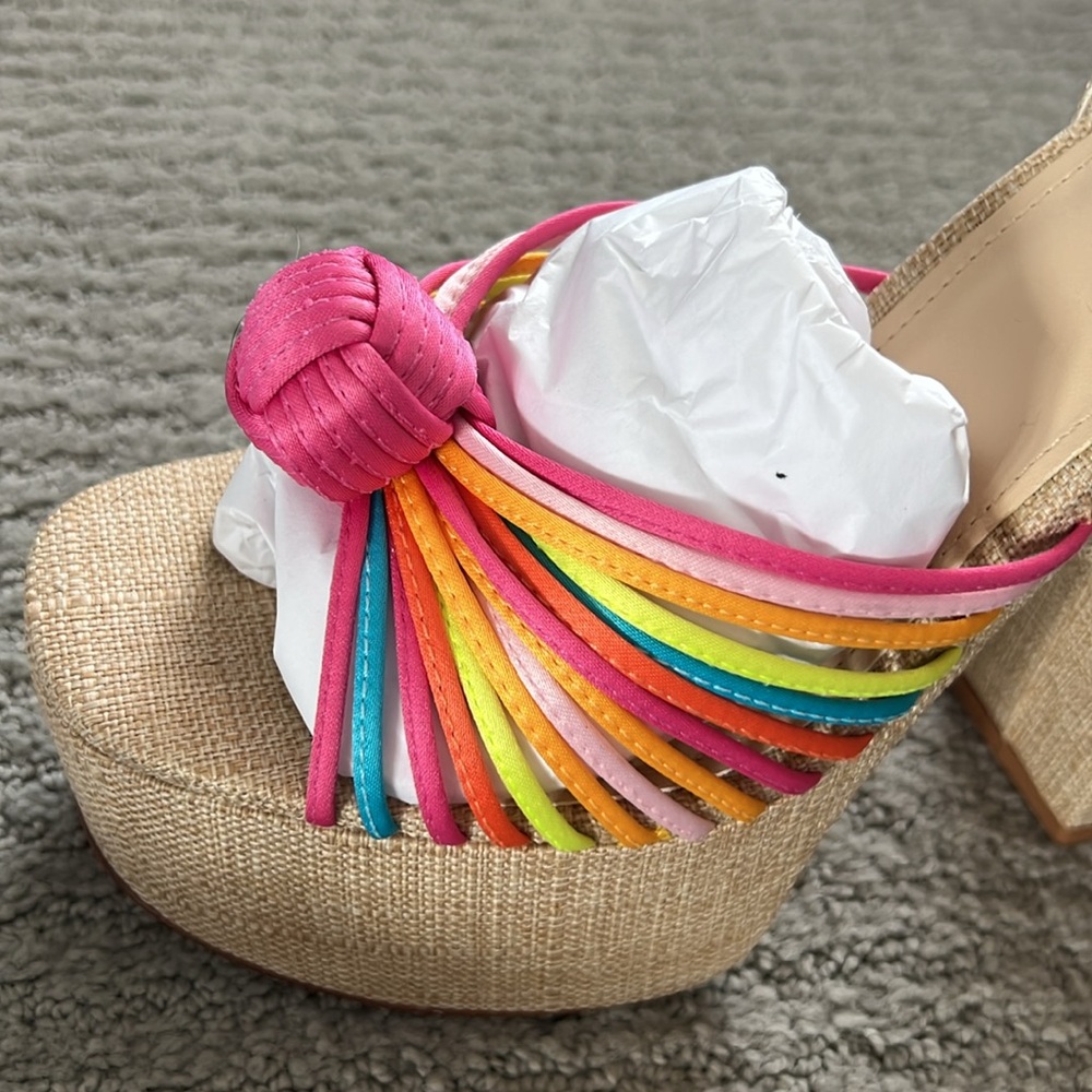 Larroude Valerie Colorful Platform Heels - Picture 2 of 5